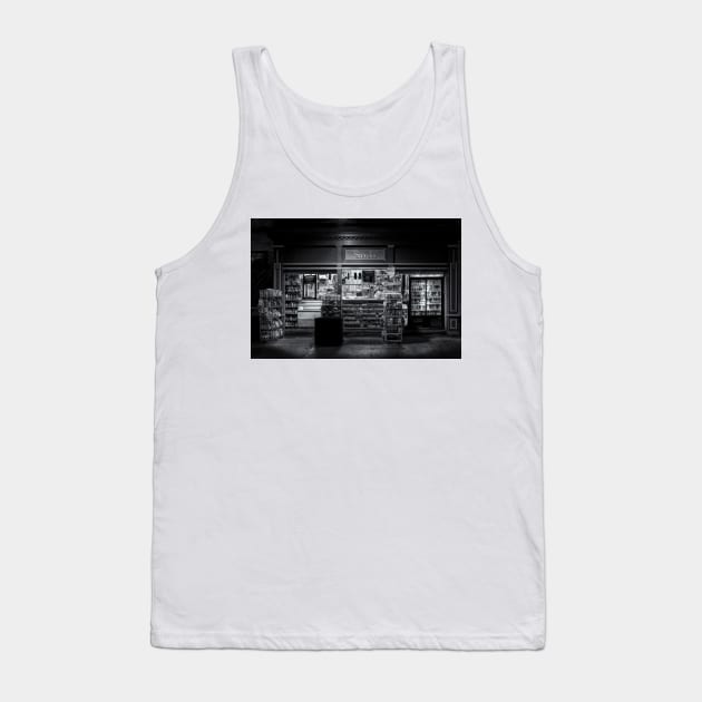 Snack Shop B+W Tank Top by jforno